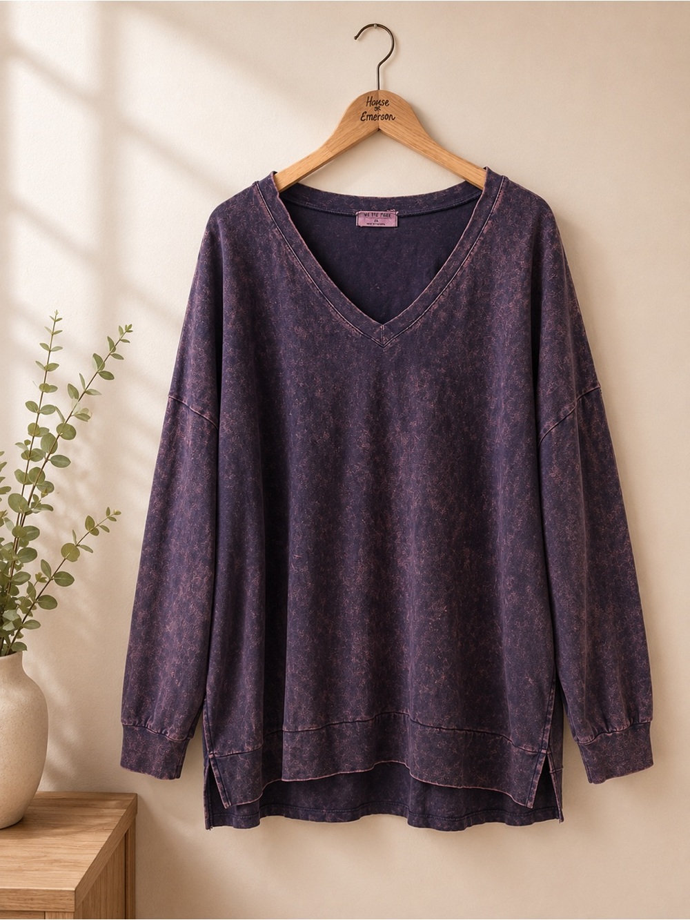 Zenana Mineral Washed Top Size 2X